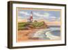 Montauk Point Lighthouse, Long Island, New York-null-Framed Art Print