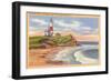 Montauk Point Lighthouse, Long Island, New York-null-Framed Art Print