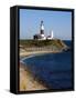 Montauk Point Lighthouse, Montauk, Long Island, New York State, USA-Robert Harding-Framed Stretched Canvas