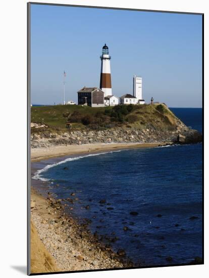 Montauk Point Lighthouse, Montauk, Long Island, New York State, USA-Robert Harding-Mounted Photographic Print