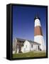 Montauk Point Lighthouse, Montauk, Long Island, New York State, USA-Robert Harding-Framed Stretched Canvas