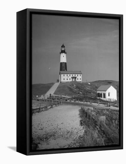 Montauk Point Lighthouse-Alfred Eisenstaedt-Framed Stretched Canvas