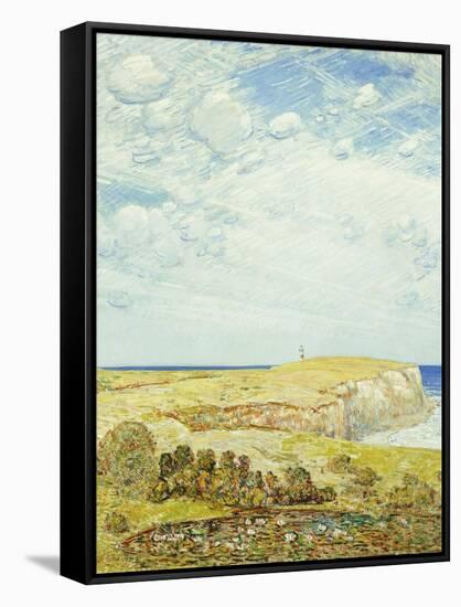 Montauk Point-Childe Hassam-Framed Stretched Canvas
