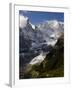 Monte Bianco (Mont Blanc) Seen from Vallee D'Aosta, Suedtirol, Italy, Europe-Jochen Schlenker-Framed Photographic Print