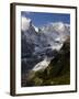 Monte Bianco (Mont Blanc) Seen from Vallee D'Aosta, Suedtirol, Italy, Europe-Jochen Schlenker-Framed Photographic Print