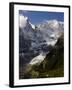 Monte Bianco (Mont Blanc) Seen from Vallee D'Aosta, Suedtirol, Italy, Europe-Jochen Schlenker-Framed Photographic Print