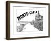 Monte Carlo Advert-G Renault-Framed Giclee Print