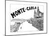 Monte Carlo Advert-G Renault-Mounted Giclee Print