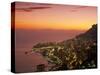 Monte Carlo at Sunset, Monaco, Cote D'Azur, Mediterranean, Europe-Sergio Pitamitz-Stretched Canvas