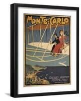 Monte Carlo Aviation Tours-null-Framed Giclee Print