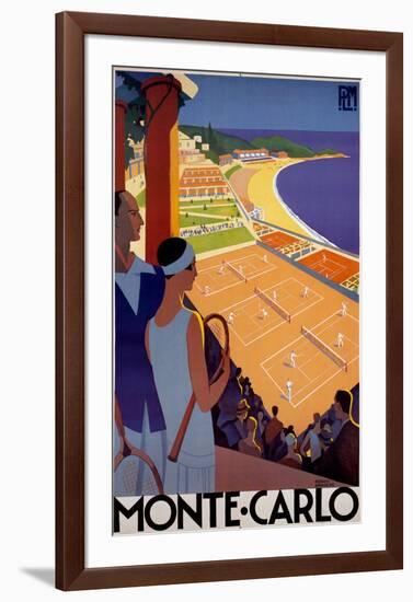 Monte Carlo, France-Roger Broders-Framed Art Print