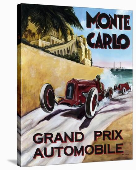 Monte Carlo Grand Prix-Chris Flanagan-Stretched Canvas