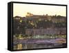Monte Carlo Harbour and Prince's Palace at Sunset, Monaco, Cote D'Azur, Mediterranean, Europe-Sergio Pitamitz-Framed Stretched Canvas