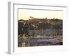 Monte Carlo Harbour and Prince's Palace at Sunset, Monaco, Cote D'Azur, Mediterranean, Europe-Sergio Pitamitz-Framed Photographic Print