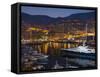 Monte Carlo, Harbour, Monaco-Alan Copson-Framed Stretched Canvas