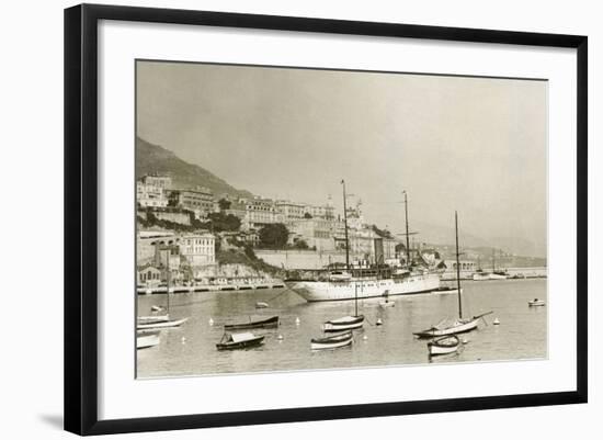 Monte Carlo Harbour-null-Framed Photographic Print