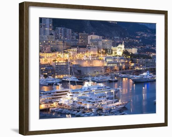 Monte Carlo, Monaco, Cote d'Azur, Mediterranean, Europe-Angelo Cavalli-Framed Photographic Print