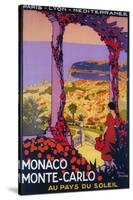 Monte Carlo, Monaco - Travel Promotional Poster-Lantern Press-Stretched Canvas