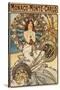 Monte Carlo, Monaco - Woman with Feathers-Lantern Press-Stretched Canvas