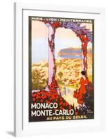 Monte Carlo, Monaco-Roger Broders-Framed Art Print