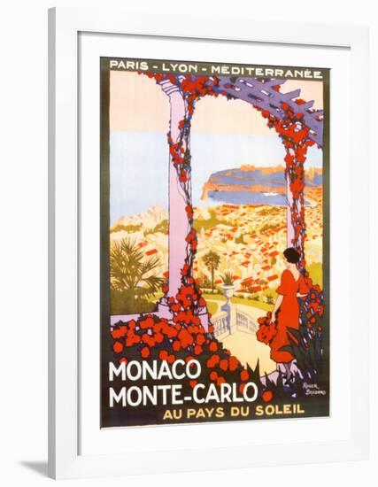 Monte Carlo, Monaco-Roger Broders-Framed Art Print