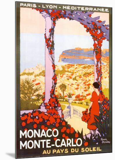 Monte Carlo, Monaco-Roger Broders-Mounted Art Print