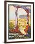 Monte Carlo, Monaco-Roger Broders-Framed Giclee Print