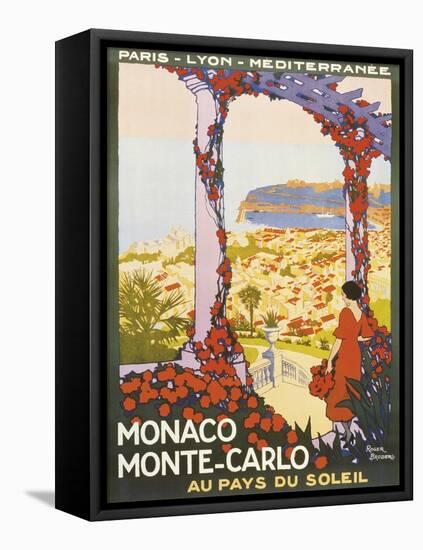 Monte Carlo, Monaco-Roger Broders-Framed Stretched Canvas