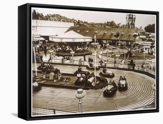 Monte Carlo Rally' Electric Car Ride at Dreamland, Margate-null-Framed Stretched Canvas