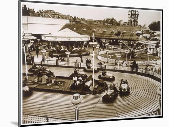 Monte Carlo Rally' Electric Car Ride at Dreamland, Margate-null-Mounted Photographic Print