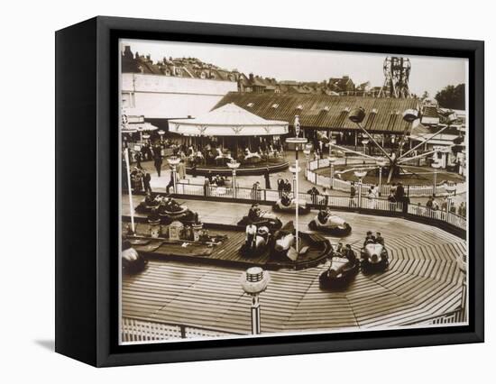 Monte Carlo Rally' Electric Car Ride at Dreamland, Margate-null-Framed Stretched Canvas