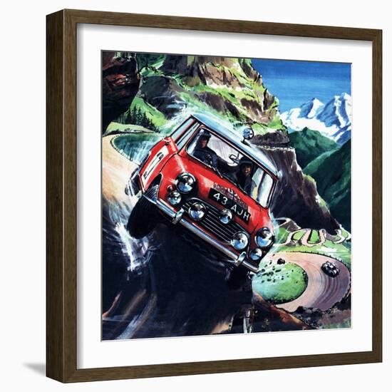 Monte Carlo Rally-null-Framed Giclee Print