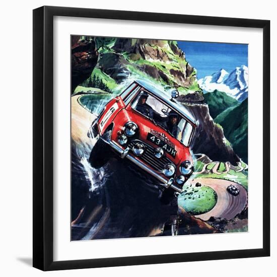 Monte Carlo Rally-null-Framed Giclee Print