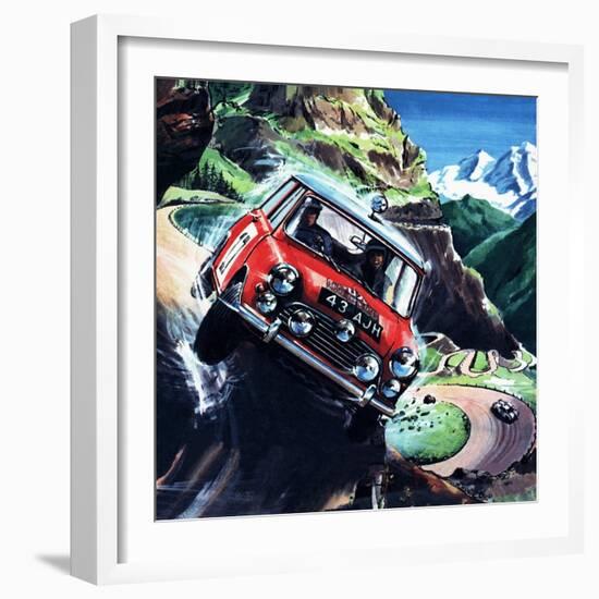 Monte Carlo Rally-null-Framed Giclee Print