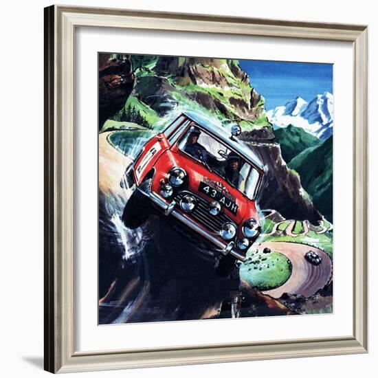 Monte Carlo Rally-null-Framed Giclee Print