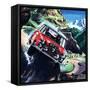 Monte Carlo Rally-null-Framed Stretched Canvas