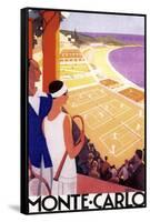 Monte Carlo Tennis-null-Framed Stretched Canvas