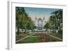 Monte-Carlo. The Gardens and the Casino. Postcard Sent in 1913-French Photographer-Framed Giclee Print