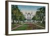 Monte-Carlo. The Gardens and the Casino. Postcard Sent in 1913-French Photographer-Framed Giclee Print