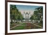 Monte-Carlo. The Gardens and the Casino. Postcard Sent in 1913-French Photographer-Framed Giclee Print