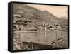 Monte Carlo View-null-Framed Stretched Canvas