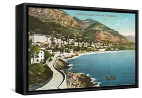 Monte Carlo-null-Framed Stretched Canvas