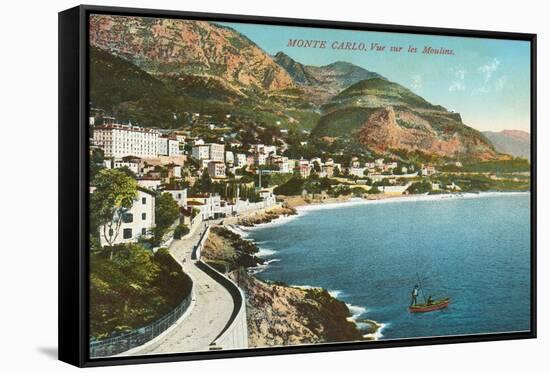 Monte Carlo-null-Framed Stretched Canvas