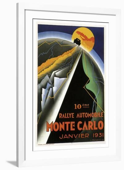 Monte Carlo-null-Framed Giclee Print