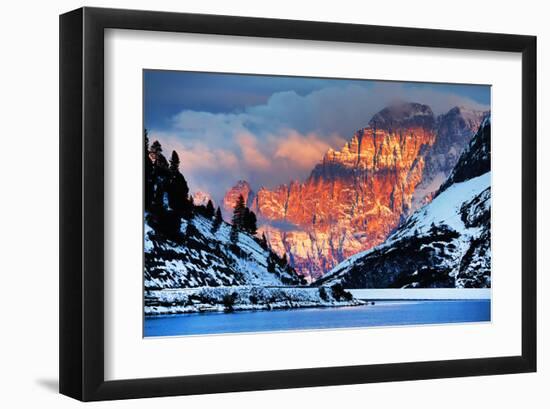 Monte Civetta Dolomites Italy-null-Framed Art Print