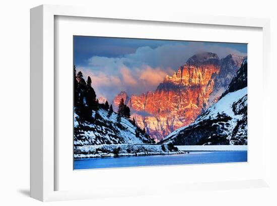 Monte Civetta Dolomites Italy-null-Framed Art Print