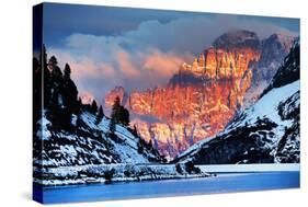 Monte Civetta Dolomites Italy-null-Stretched Canvas