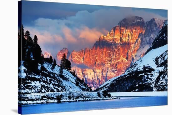 Monte Civetta Dolomites Italy-null-Stretched Canvas