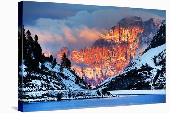 Monte Civetta Dolomites Italy-null-Stretched Canvas