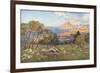 Monte Cofano from Portarella, Trapani-Alberto Pisa-Framed Giclee Print